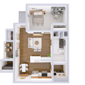 1x1 - $1,231 – 715 sqft 1x1 - $1,231 – 715 sqft